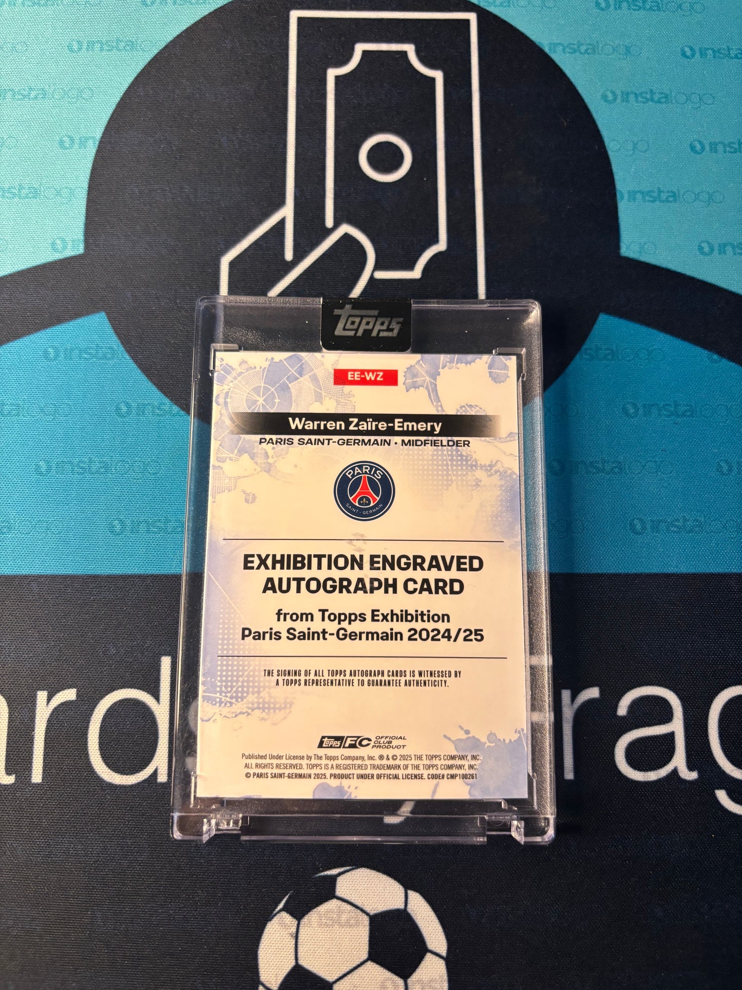 Topps Exhibition PSG Warren Zaire - Emery