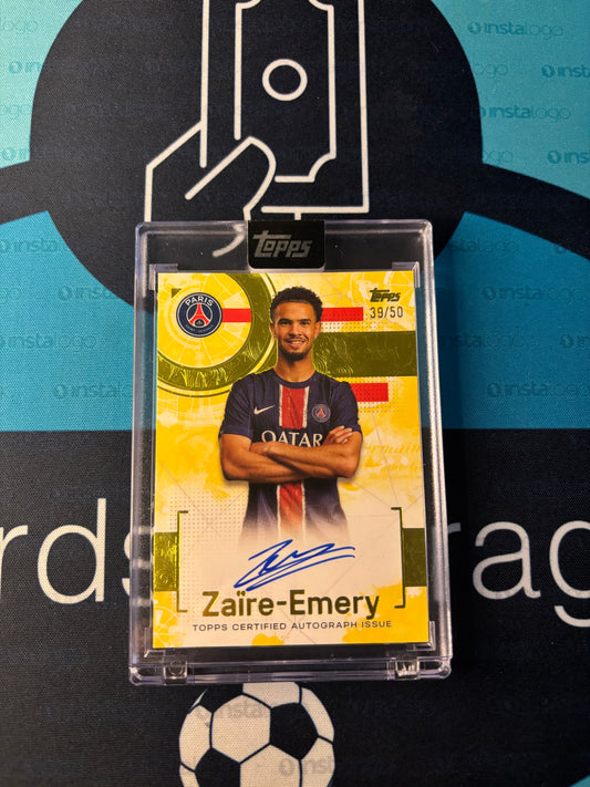Topps Exhibition PSG Warren Zaire - Emery